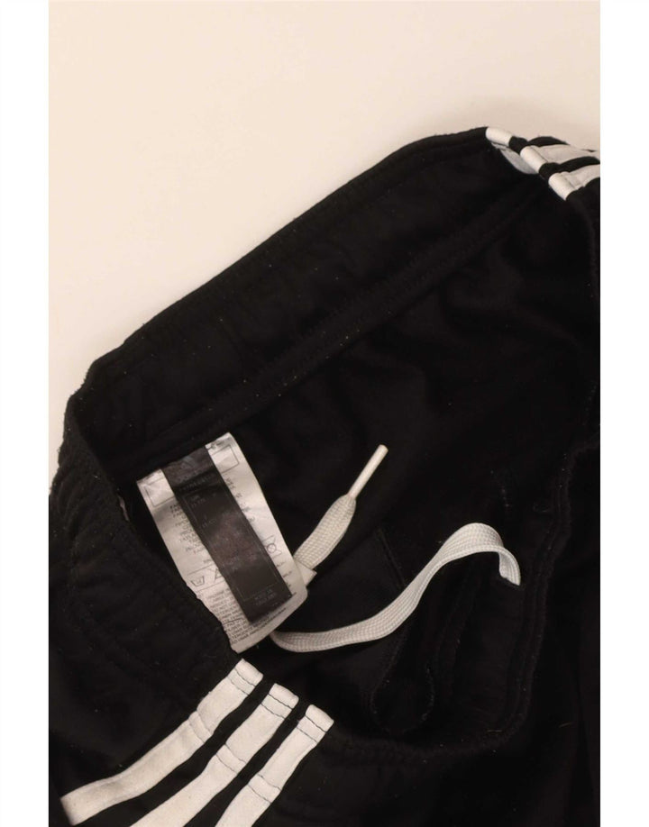 Adidas Drenge Træningsdragt Bukser Joggers 11-12 År Sort Polyester