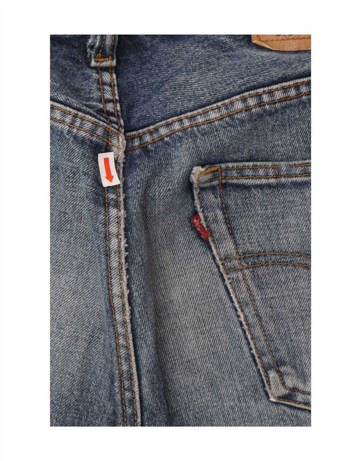 LEVI'S Herre 501 denimshorts W34 Stor blå bomuld