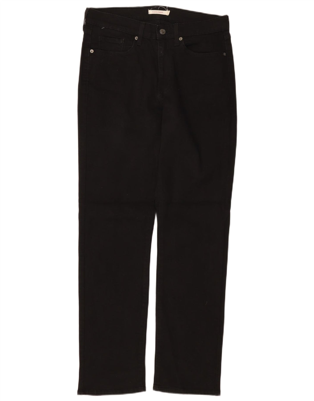 LEVI'S Klassiske lige jeans til kvinder W29 L32 sort bomuld