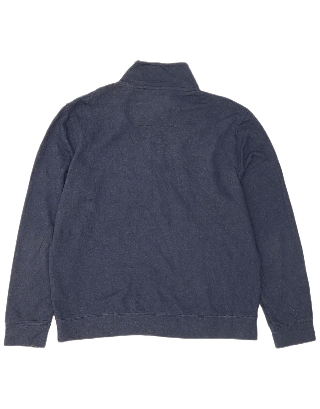 Nautica sweatshirt med lynlås til mænd, medium marineblå bomuld
