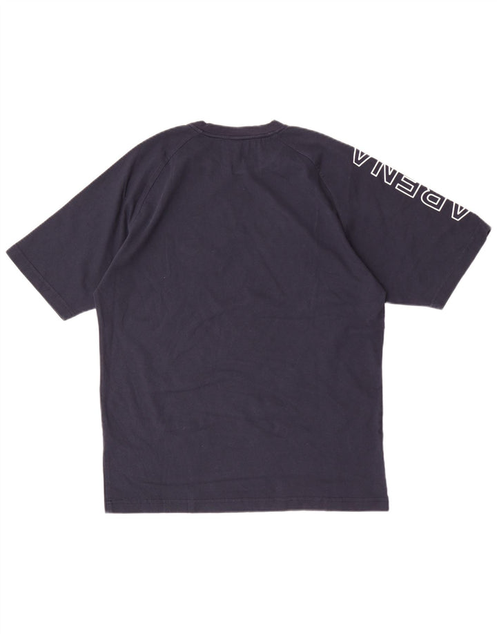 Arena Herre grafisk T-shirt Top Medium Marineblå Bomuld