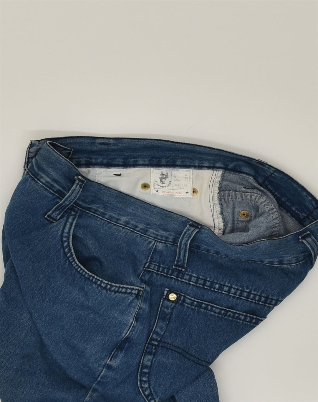 VINTAGE Mens Tapered Jeans W32 L28 Blue Cotton | Vintage Vintage | Thrift | Second-Hand Vintage | Used Clothing | Messina Hembry 