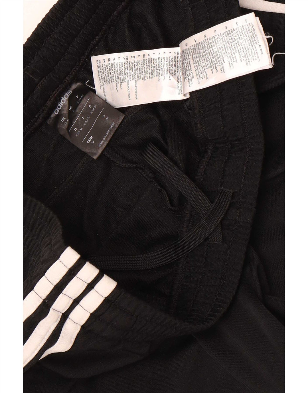 Adidas Træningsdragtsbukser til kvinder UK 8/10 Small Black Polyester