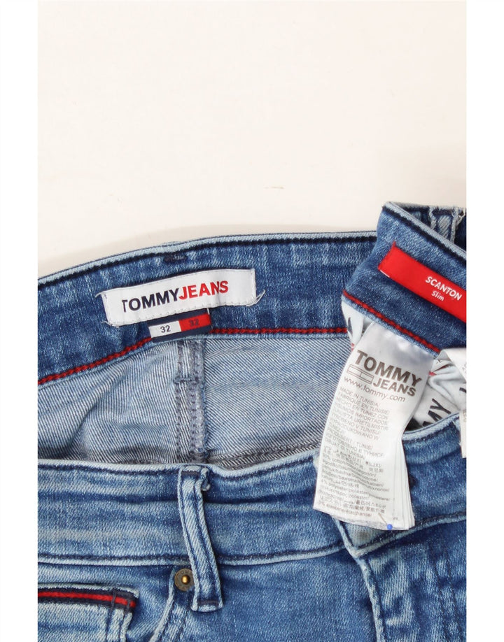 TOMMY JEANS Womens Scanton Slim Jeans W32 L32 Blue Cotton Vintage Tommy Jeans and Second-Hand Tommy Jeans from Messina Hembry 