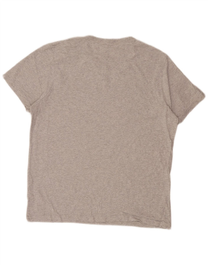 Jack Wills Herre Classic Fit T-Shirt Top Stor Grå Bomuld