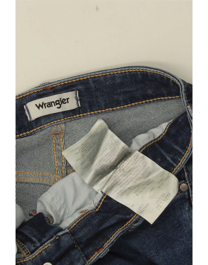 Wrangler Skinny Jeans til kvinder W24 L32 Blå