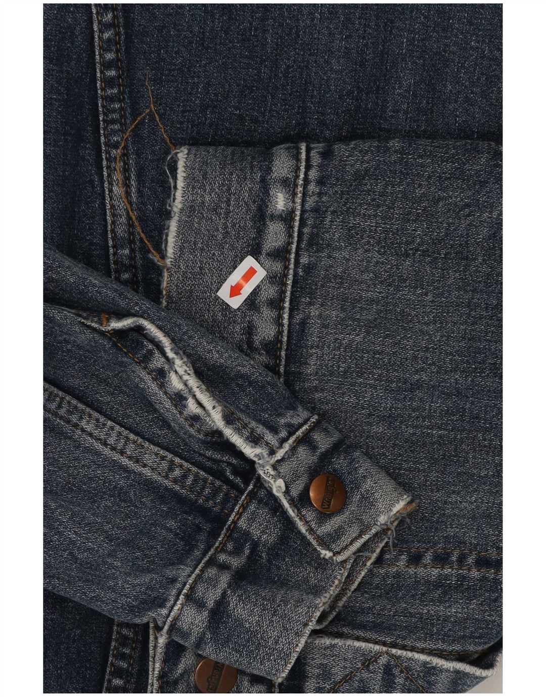 Wrangler Dame denimjakke UK 14 Medium Blue Bomuld