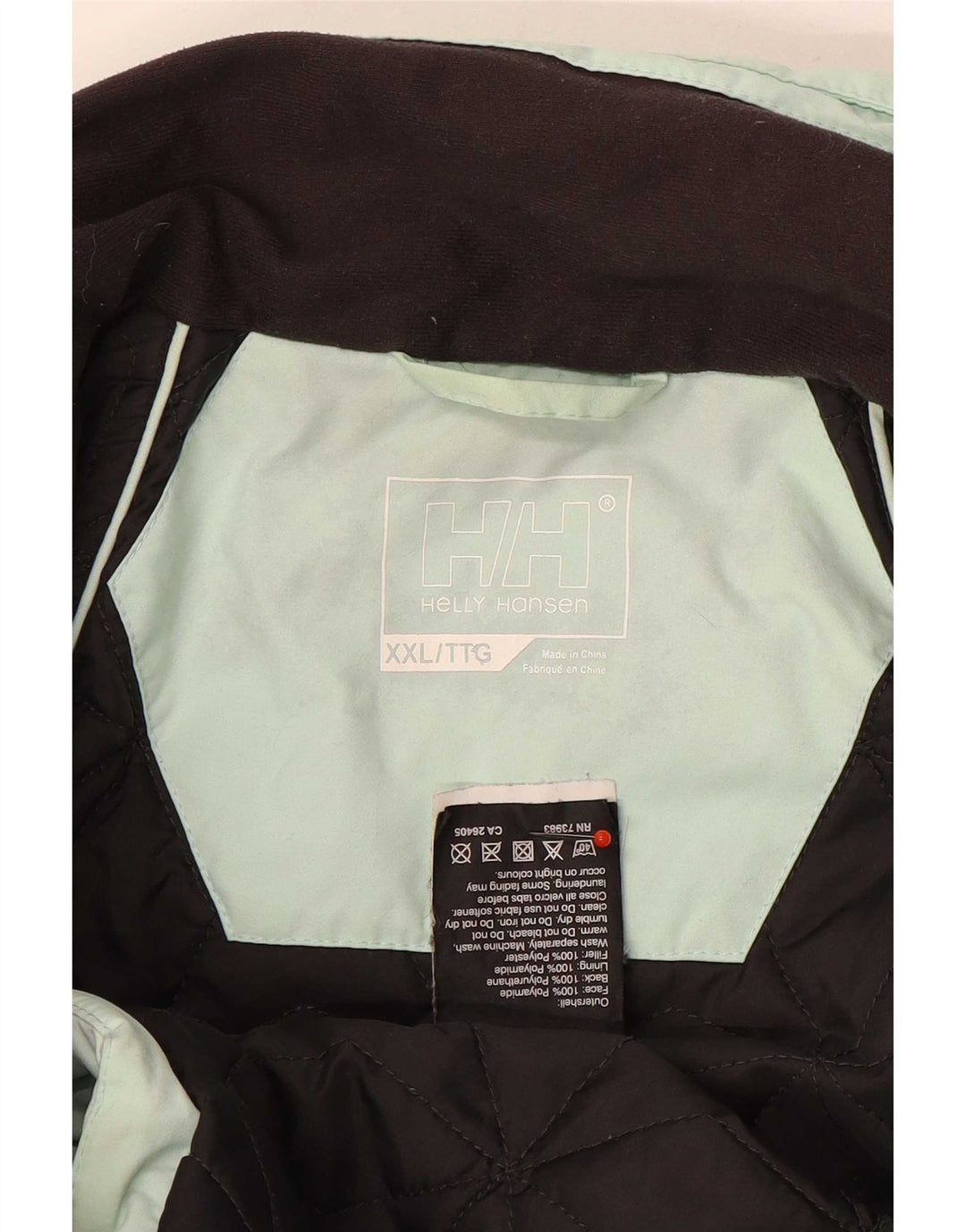 Helly Hansen Dame Skijakke UK 20 2XL Turkis Colourblock Polyamid