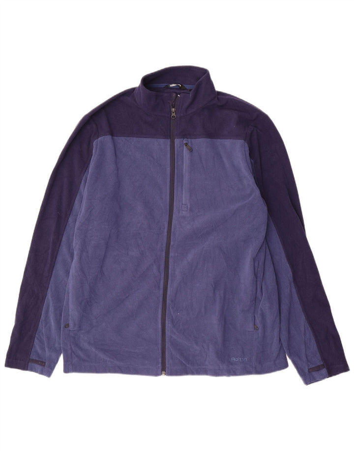 Rohan Herre træningsdragt Topjakke Stor marineblå Colourblock Polyester