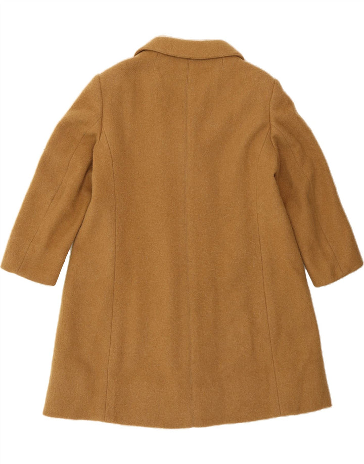 MABB Womens Double Breasted Coat UK 16 Large Brown Wool Vintage mabb and Second-Hand mabb from Messina Hembry 