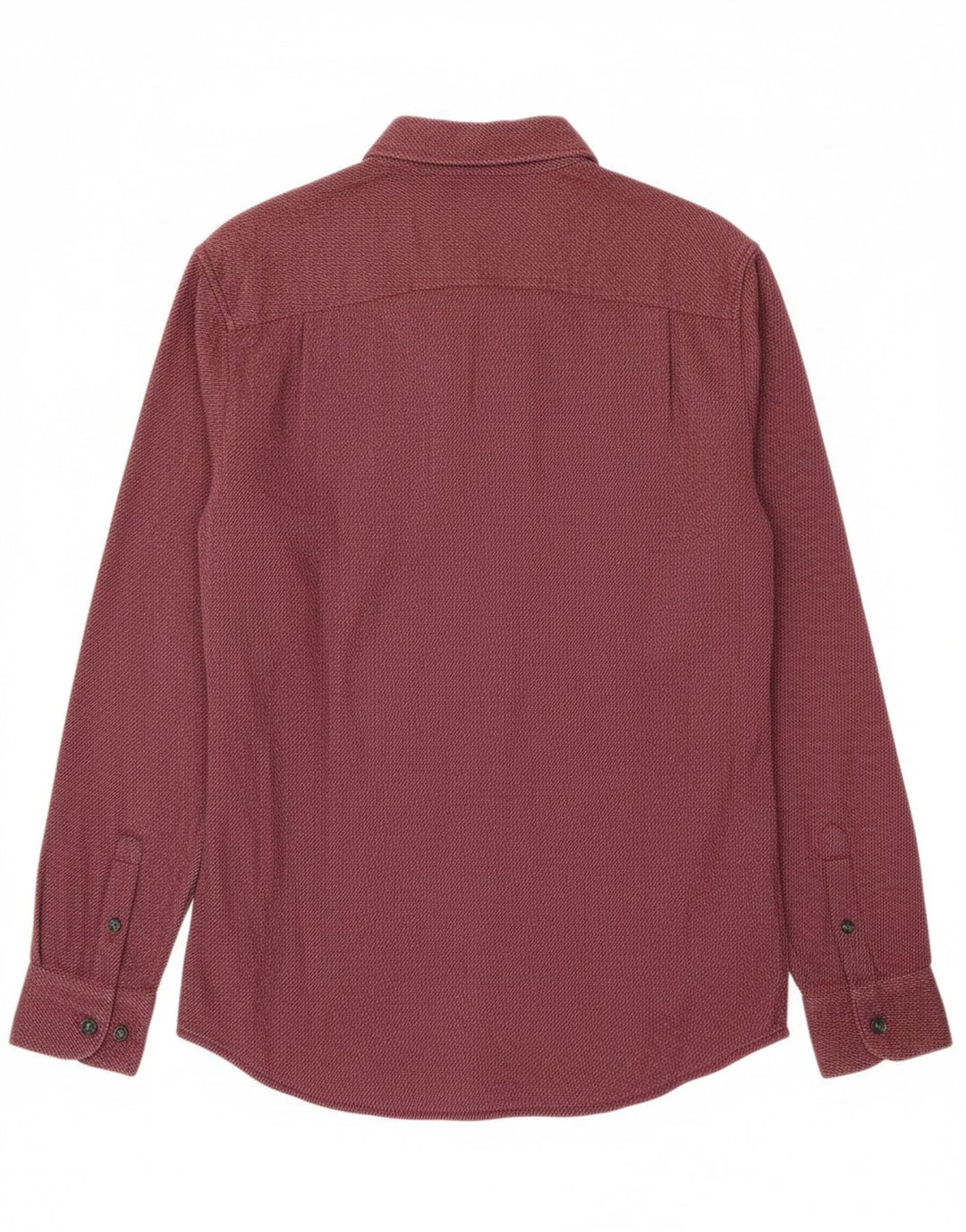 PENGUIN Mens Flannel Shirt XS Maroon Cotton