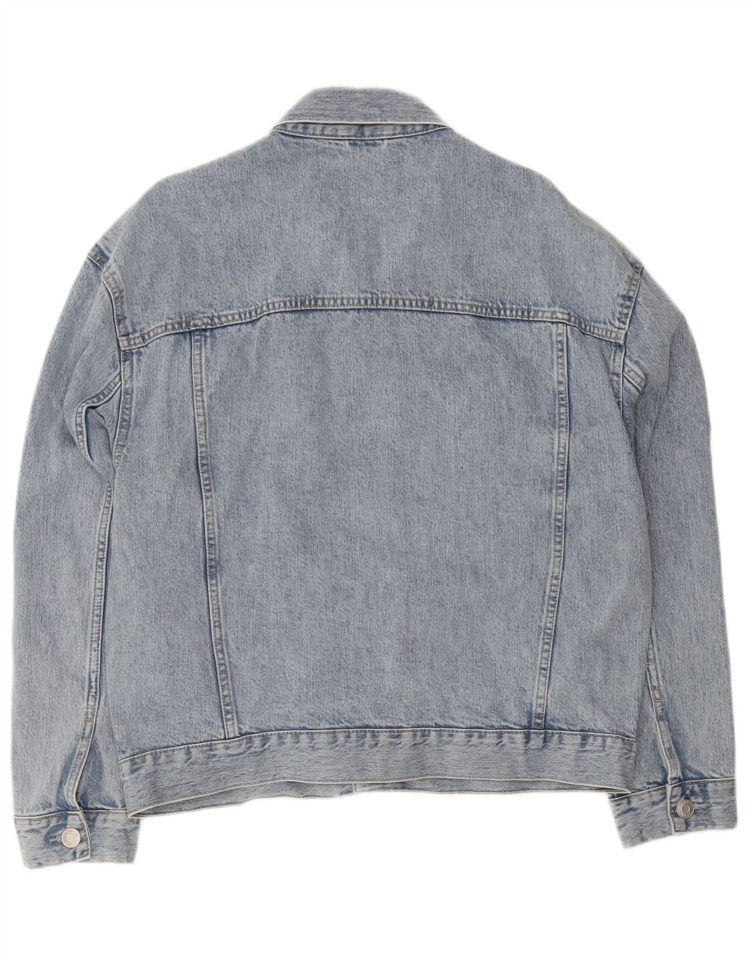 C&A Herre Oversized denimjakke UK 40 Large Blue Cotton