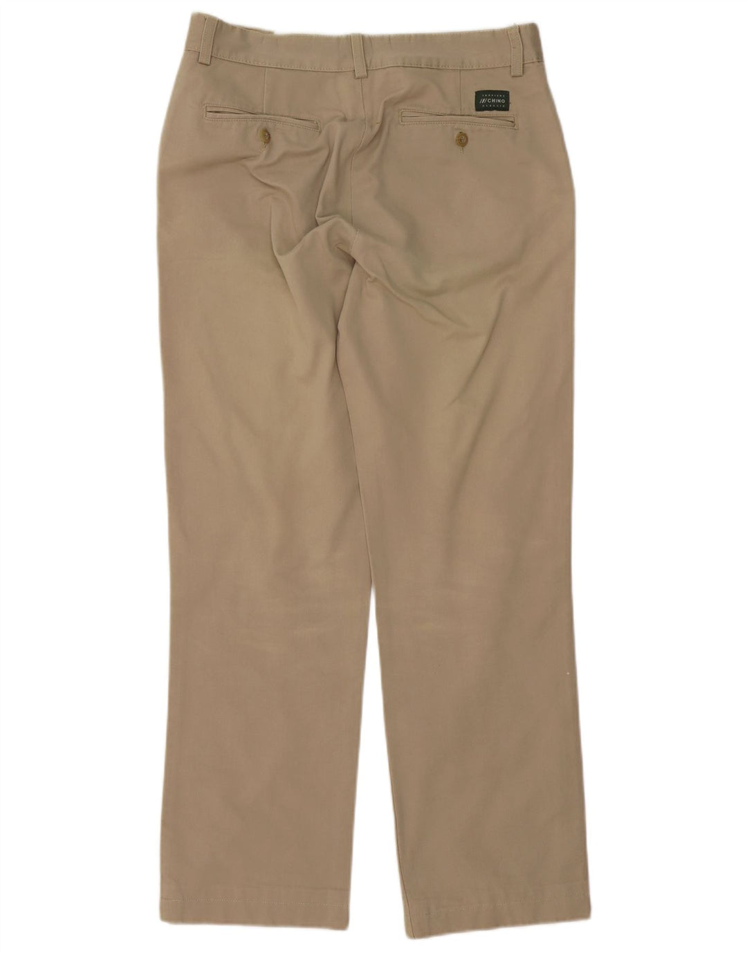 CLASSIC Herre Chino Bukser IT 48 Medium W32 L31 Khaki Bomuld
