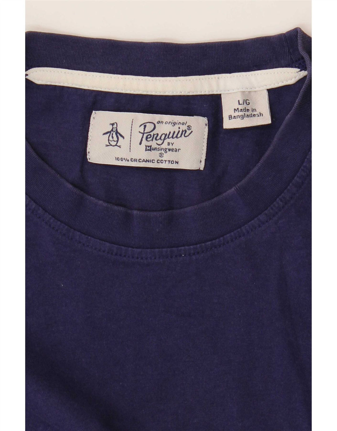 Penguin Herre T-Shirt Top Stor Marineblå Bomuld