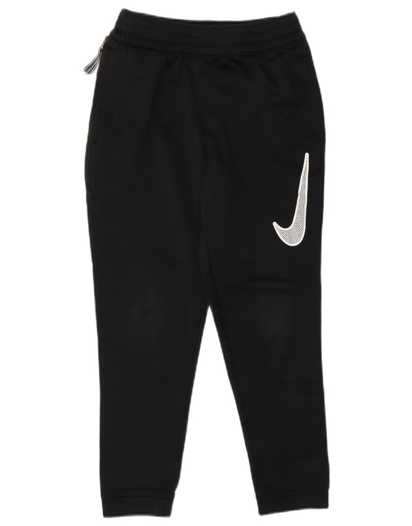 Nike Boys Dri Fit Grafisk træningsdragt Bukser Joggers 8-9 år Small Black