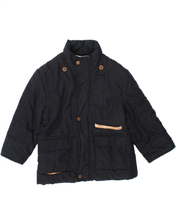 ALVIERO MARTINI Baby Boys Padded Jacket 12-18 Months Navy Blue Polyester Vintage ALVIERO MARTINI and Second-Hand ALVIERO MARTINI from Messina Hembry 
