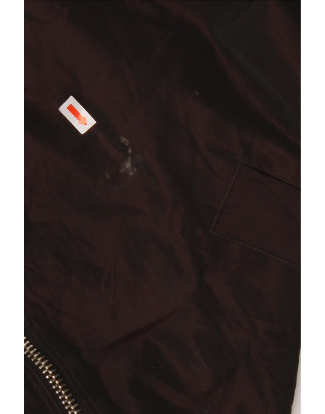 CALVIN KLEIN Oversized hættebomberjakke til kvinder DK 14 Medium Burgundy