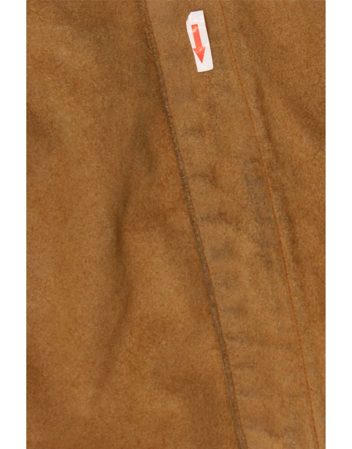 Conbipel Herre Ruskindsjakke IT 56 2XL Beige Læder