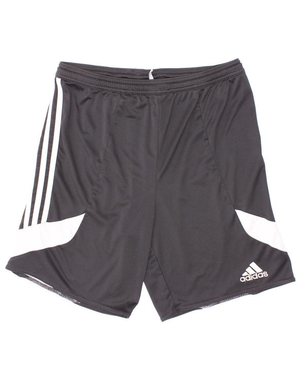 Adidas Boys Climalite Sportshorts 13-14 år XL Sort Colourblock