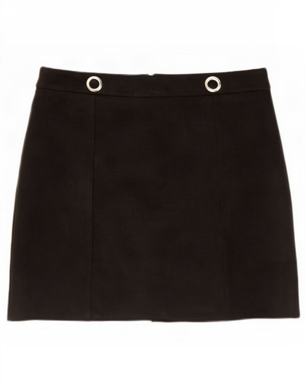 M&Co Dame Mini Nederdel UK 12 Medium W32 Sort Polyester