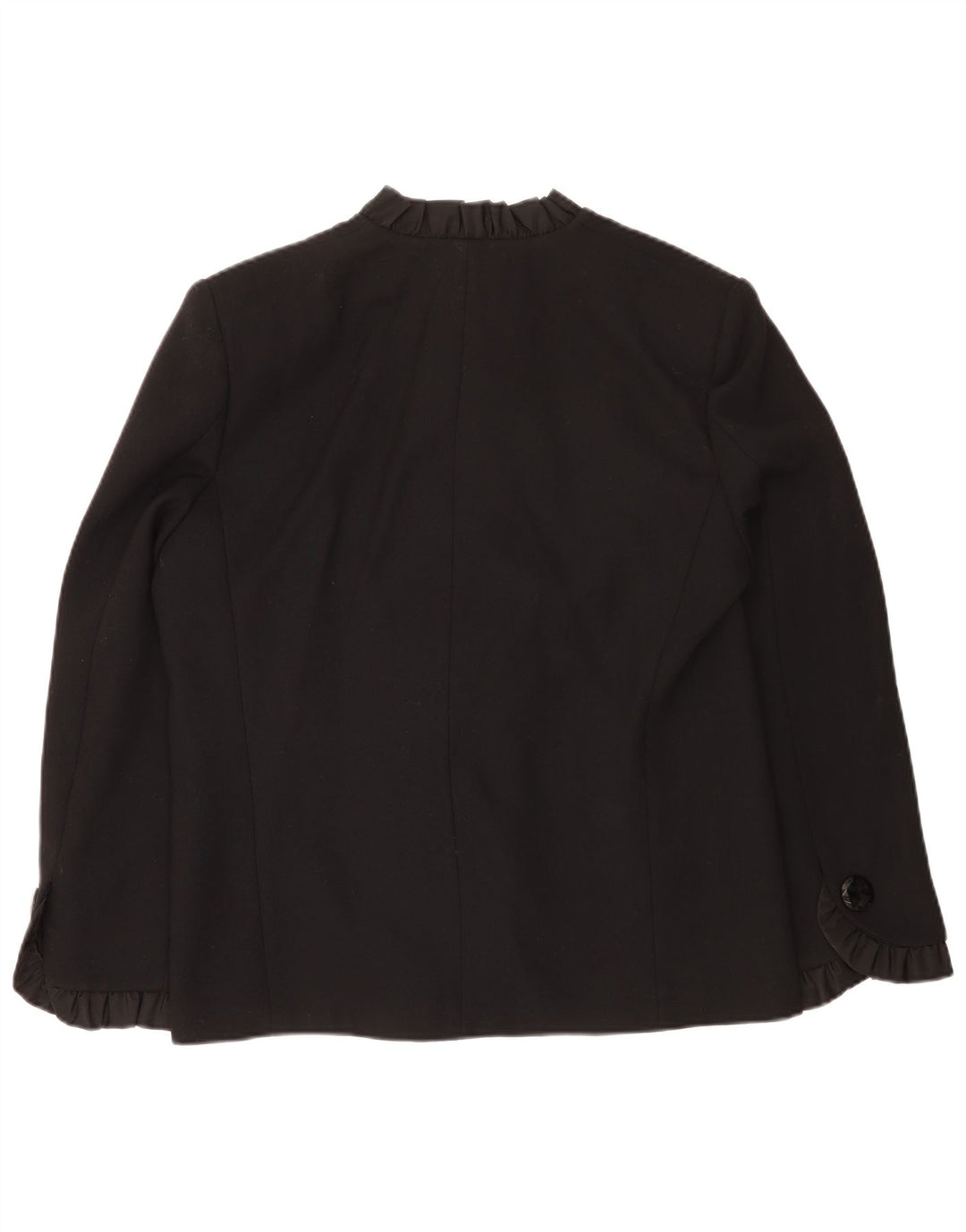 Pierre Cardin Dame 3-knaps blazerjakke IT 51 XL Sort Virgin Wool