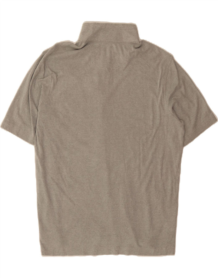 EDDIE BAUER Mens Short Sleeve Pullover Tracksuit Top Large Grey Cotton Vintage Eddie Bauer and Second-Hand Eddie Bauer from Messina Hembry 
