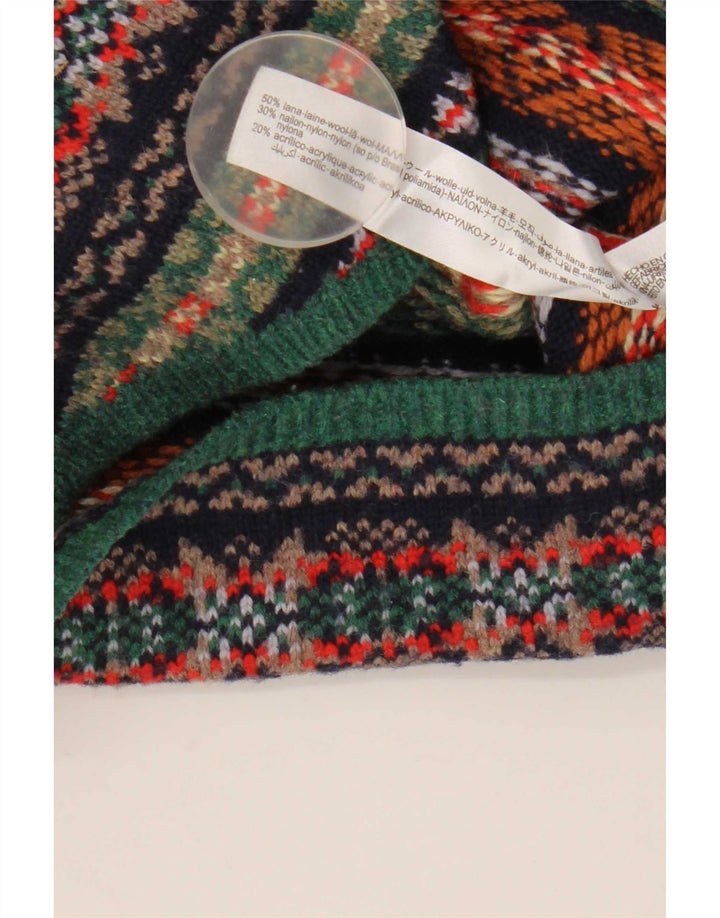 Zara Womens Crop vest UK 12 Medium Flerfarvet Uld