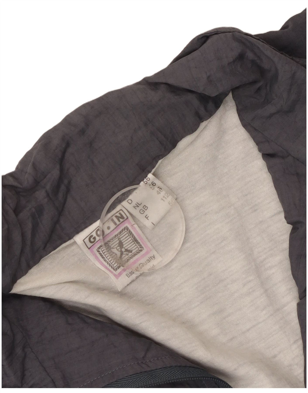 CLIPPER Træningsdragt til mænd Topjakke UK 46 2XL Grå Colourblock Bomuld