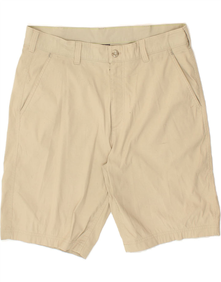 EDDIE BAUER Mens Chino Shorts W36 Large Beige Nylon Vintage Eddie Bauer and Second-Hand Eddie Bauer from Messina Hembry 