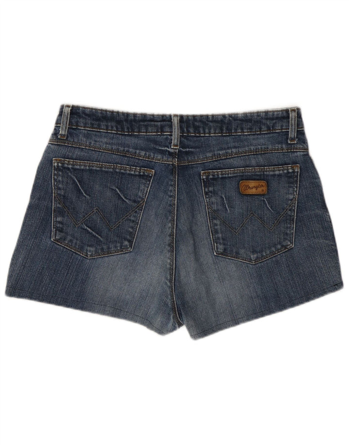 Wrangler Dame Denim Hot Pants W32 Stor Blå Bomuld