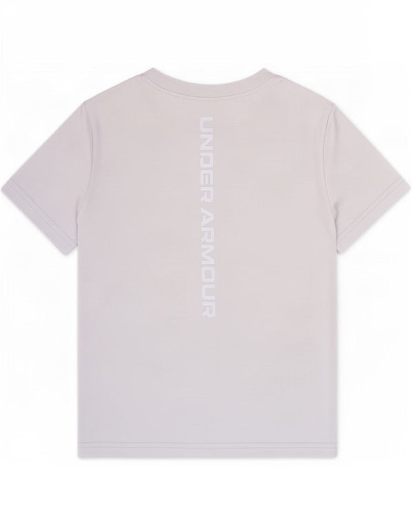 Under Armour Boys Grafisk T-Shirt Top 4-5 År Blå Polyester