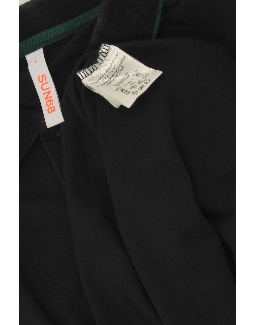Sun68 Herre poloshirt Stor marineblå bomuld