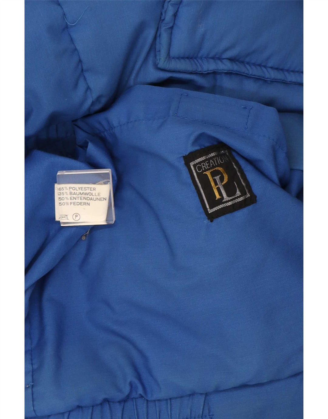 Creation Herre Hættetrøje Polstret Jakke IT 50 Large Blå Polyester