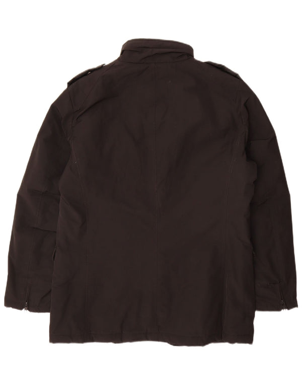 Bomboogie Herre Military Polstret Jakke UK 42 XL Sort Polyester