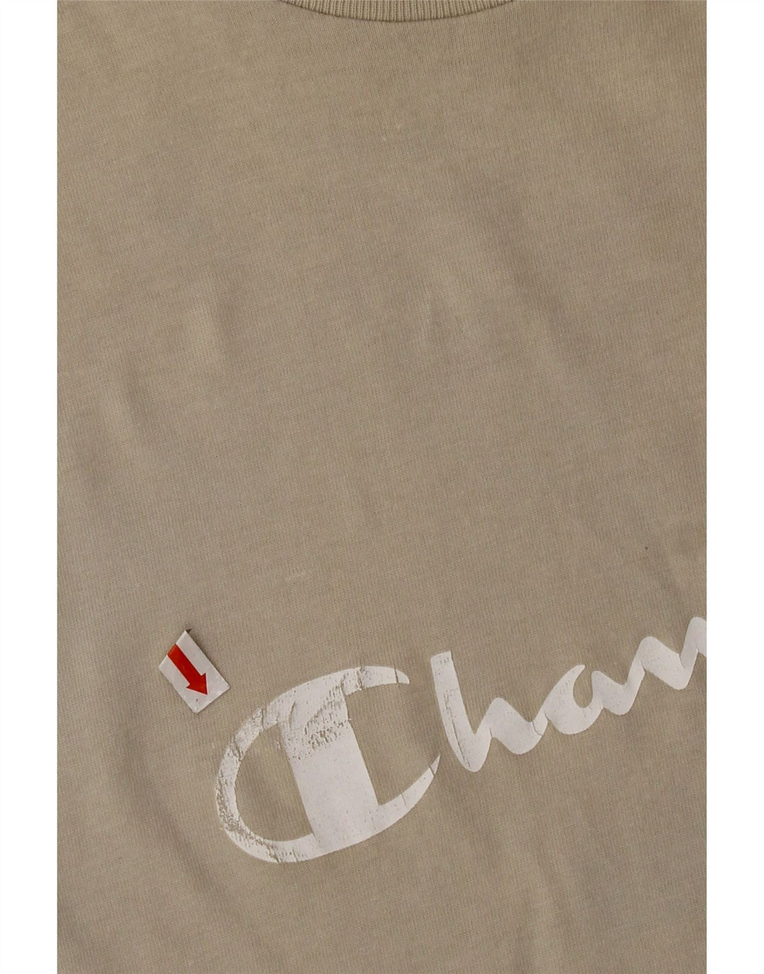 Champion Herre Grafisk T-Shirt Top 2XL Grå Bomuld