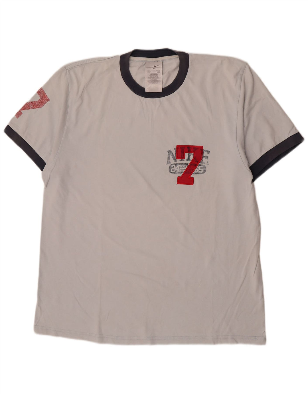 Nike grafisk T-shirt top til mænd XL hvid bomuld