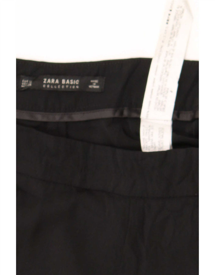 Zara Casual Shorts til kvinder XS W24 Sort polyester