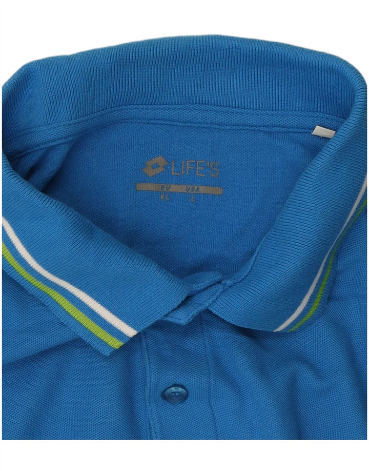Lotto Herre Life's Polo Shirt Large Blue