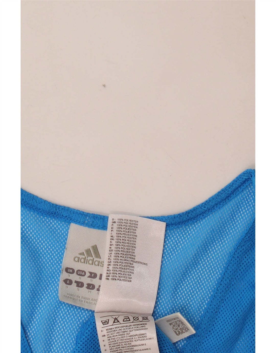 ADIDAS Herre grafisk vest Top Lille blå polyester