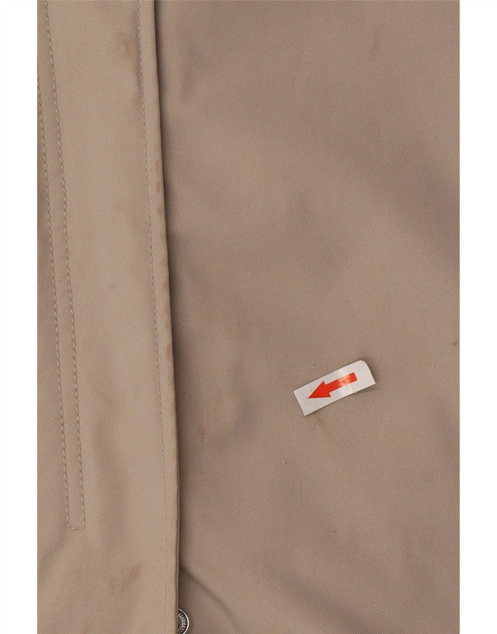 Esprit Dame Hætte Oversized Regnfrakke UK 6 XS Beige Polyester