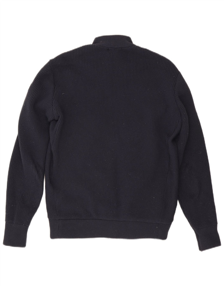 North Sails Herre Cardigan Sweater Large Navy Blue Polyester