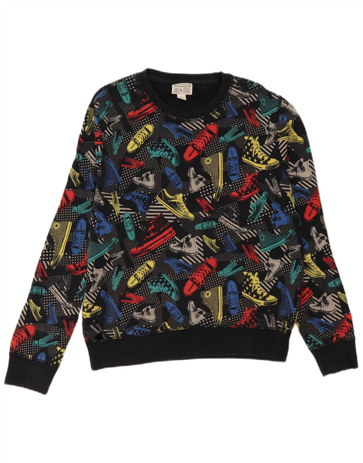 Converse grafisk sweatshirt til mænd Medium flerfarvet bomuld
