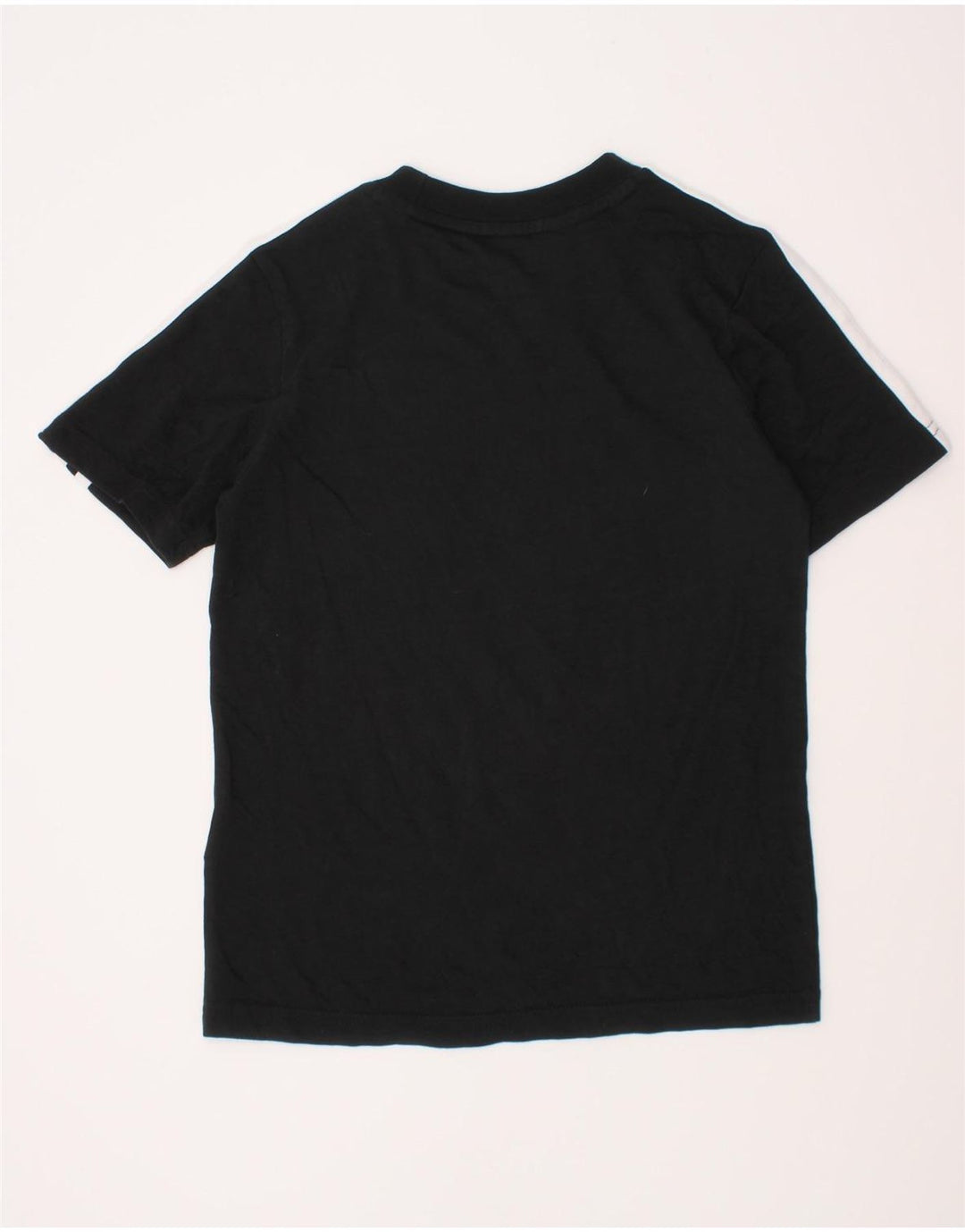 Adidas Boys T-Shirt Top 7-8 år Sort Bomuld