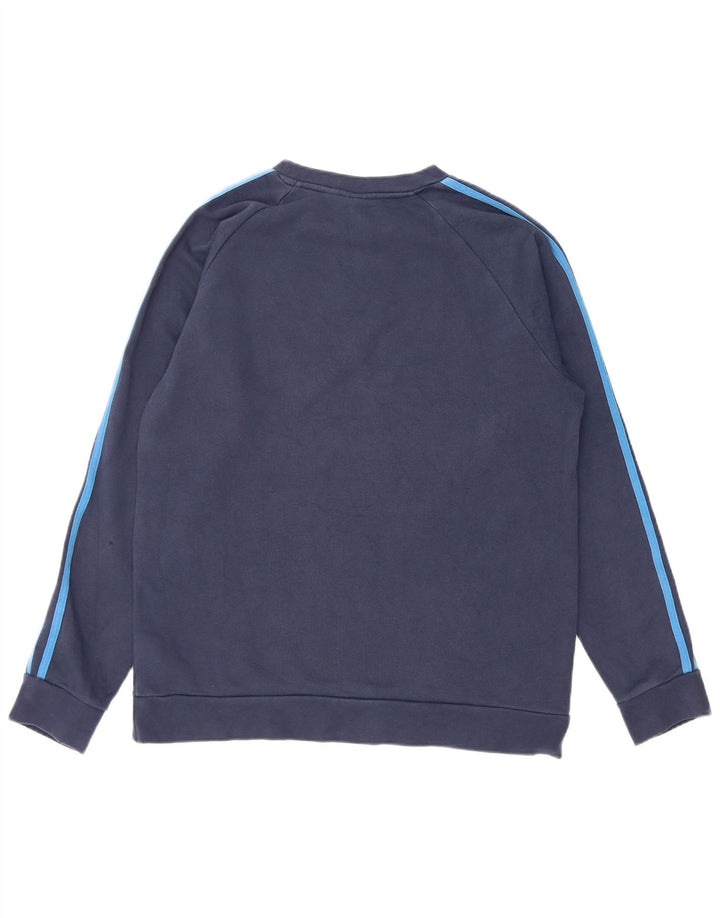 Adidas sweatshirt til mænd Medium marineblå bomuld