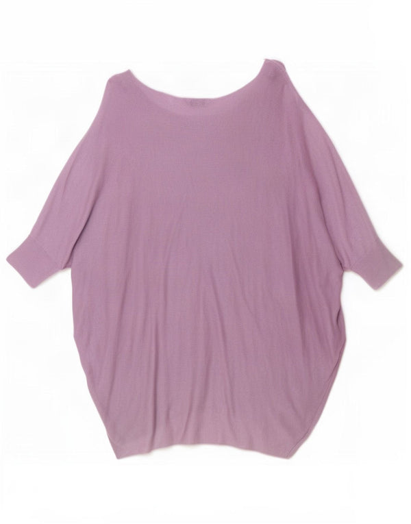 Phase Eight Dame 3/4-ærmet Boat Neck sweater UK 10 Small Purple