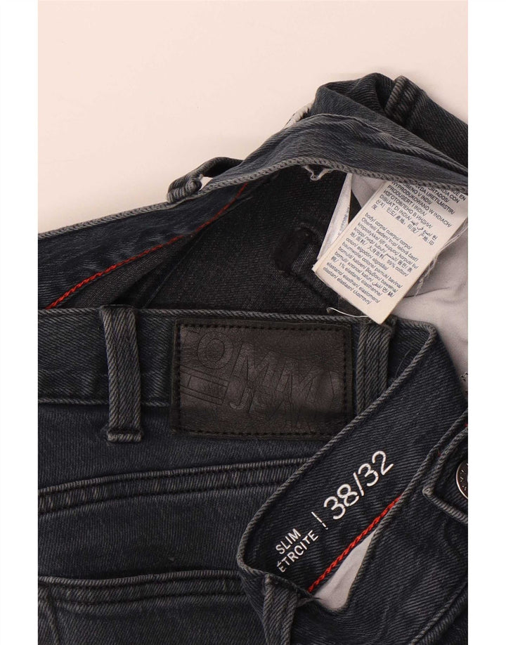 Tommy Hilfiger Herre Slim Jeans W38 L32 Blå Bomuld