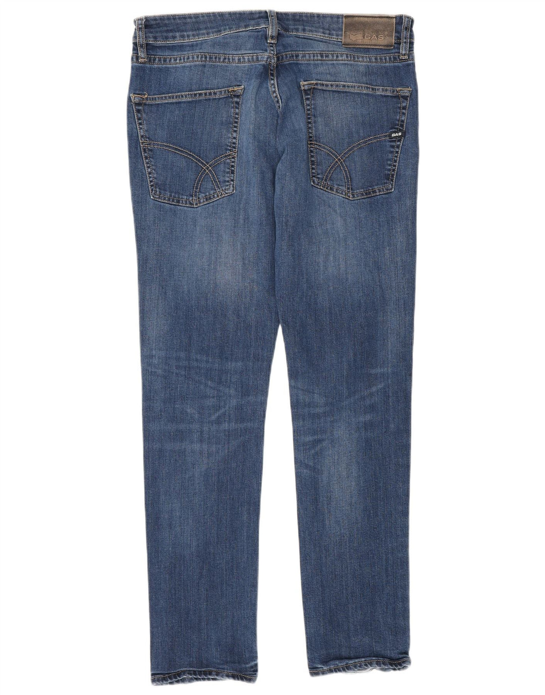 Gap Herre Distressed Slim Jeans W32 L32 Blå Bomuld