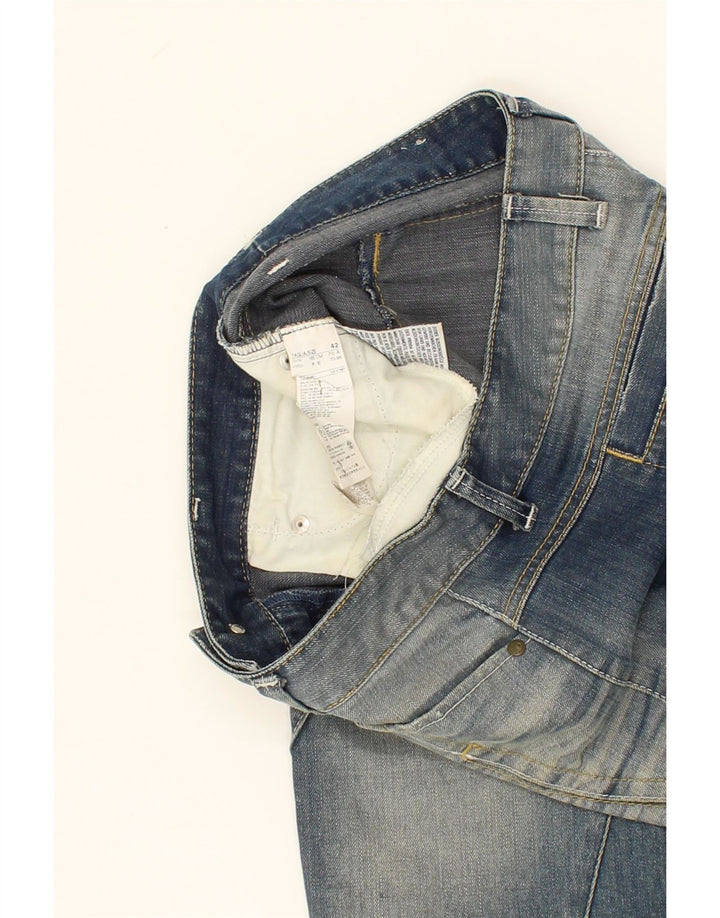 BENETTON Womens Denim Skirt IT 42 Medium W32 Blue Vintage Benetton and Second-Hand Benetton from Messina Hembry 