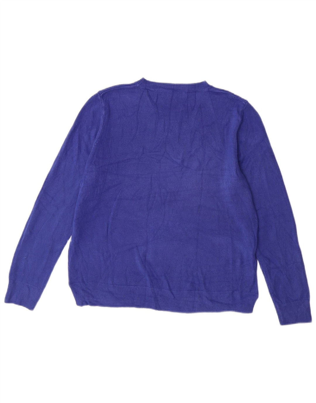 Marks & Spencer Dame sweater med rund hals DK 14 Medium Blue