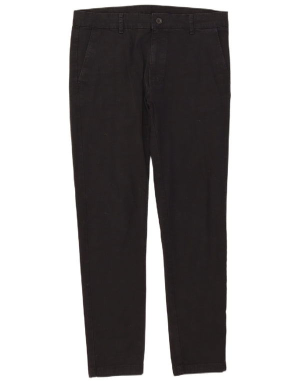 Zara Herre Slim Chino Bukser EU 42 Large W32 L30 Sort